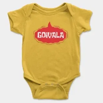 Goiyala Short Sleeve Baby Onesie in Yellow Color