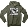 Straight Outta Alwarpet Men/Unisex Hoodie in Army Heather Color