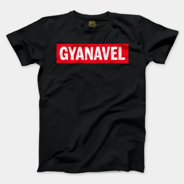 Gyanavel Men/Unisex T-Shirt in Black Color