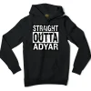 Straight Outta Adyar Men/Unisex Hoodie in Black Color
