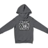 Straight Outta Hangover Unisex Youth Hoodie in Charcoal Color
