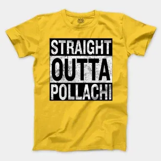 Straight Outta Pollachi Men/Unisex T-Shirt in Daisy Color