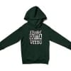 Straight Outta Maamiyaar Veedu Unisex Youth Hoodie in Forest Green Color
