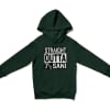 Straight Outta Sani - English Unisex Youth Hoodie in Forest Green Color