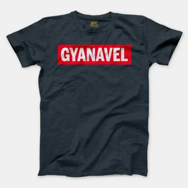 Gyanavel Men/Unisex T-Shirt in Heather Navy Color