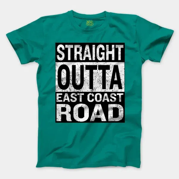 Straight Outta Ecr Men/Unisex T-Shirt in Jade Dome Color