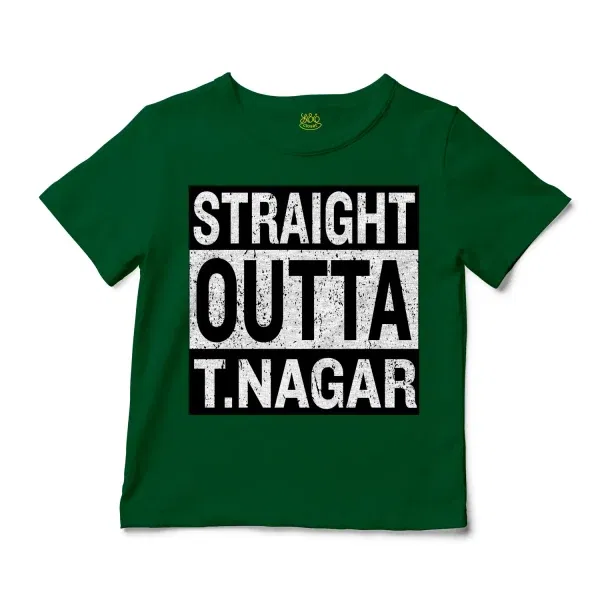 Straight Outta T-Nagar Unisex Toddler T-Shirt in Kelly Color