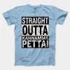Straight Outta Kannamma Pettai Men/Unisex T-Shirt in Light Blue Color