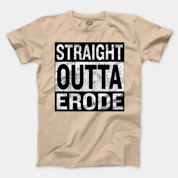 Straight Outta Erode Men/Unisex T-Shirt in Natural Color