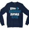 Ayyooo Aarambame Asathala Iruke Da Men/Unisex Long Sleeve Sweatshirt in Navy Color