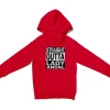 Straight Outta Lady Andal Unisex Youth Hoodie in Red Color