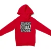Straight Outta Erode Unisex Youth Hoodie in Red Color