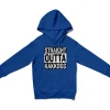 Straight Outta Kakkoos Unisex Youth Hoodie in Royal Color