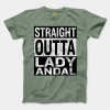 Straight Outta Lady Andal Men/Unisex T-Shirt in Sage Color