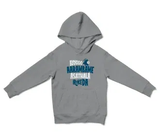 Ayyooo Aarambame Asathala Iruke Da Unisex Youth Hoodie in Sport Grey Color