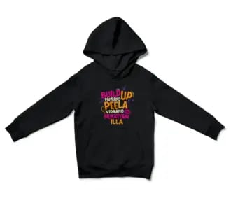 Buildup Panrano, Peela Vidrano, Athu Mukkiyam Illa Unisex Youth Hoodie in Black Color