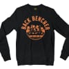 Back Bencher Men/Unisex Long Sleeve Sweatshirt in Black Color