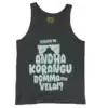 Echuuse Me Andha Korangu Bomma Ena Velai? Men/Unisex Tank Top in Black Color