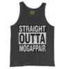 Straight Outta Mogappair Men/Unisex Tank Top in Black Color