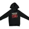 Paakaththana Porra Indha Kaali Oda Aatatha Unisex Youth Hoodie in Black Color