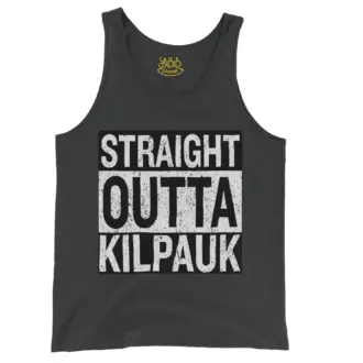 Straight Outta Kilpauk Men/Unisex Tank Top in Black Color