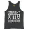 Straight Outta Royapuram Men/Unisex Tank Top in Black Color
