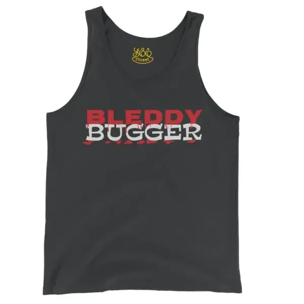 Bleddy Bugger Men/Unisex Tank Top in Black Color