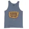 Nee Pudungurathu Puraavume Theva Illadha Aani Dhan Men/Unisex Tank Top in Blue Jean Color