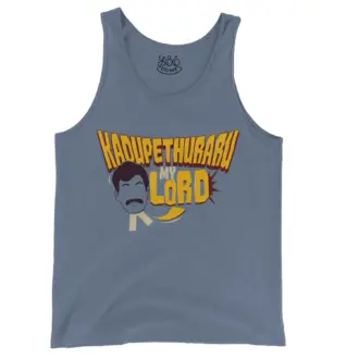 Kadupethuraru My Lord Men/Unisex Tank Top in Blue Jean Color
