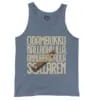 Odambukku Nalladhu Illa, Annubhavathula Sollaren Men/Unisex Tank Top in Blue Jean Color