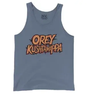 Ore Kushtamappa Men/Unisex Tank Top in Blue Jean Color