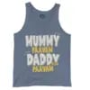 Mummy Paavam, Daddy Also Paavam Men/Unisex Tank Top in Blue Jean Color