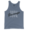 Total Damage Men/Unisex Tank Top in Blue Jean Color