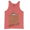 Ivalavu Aapukku Apparum Oru Soup Ah? Men/Unisex Tank Top in Bright Salmon Color