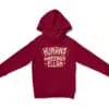 Humans Ah Da Neenga Ellam? Unisex Youth Hoodie in Cardinal Red Color