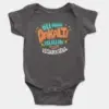 Dei Indha Dakalti Vellalam Enkitta Vechukkadha Short Sleeve Baby Onesie in Charcoal Color