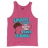 Edhu Da Darling Una Heavy Uh Like Panna Vechudhu Men/Unisex Tank Top in Crunchberry Color