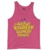 Ena Vechi Kaamedy Keemady Panaliye Men/Unisex Tank Top in Crunchberry Color