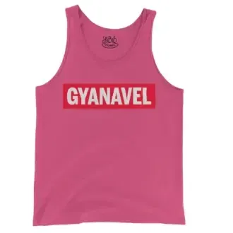 Gyanavel Men/Unisex Tank Top in Crunchberry Color