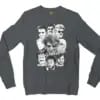 Thalaivaa Avatars Men/Unisex Long Sleeve T-Shirt in Dark Heather Color