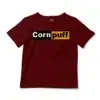 Cornpuff Unisex Toddler T-Shirt in Garnet Color