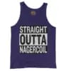 Straight Outta Nagercoil Men/Unisex Tank Top in Grape Color