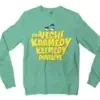 Ena Vechi Kaamedy Keemady Panaliye Men/Unisex Long Sleeve Sweatshirt in Heather Sport Dark Green Color