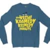Ena Vechi Kaamedy Keemady Panaliye Men/Unisex Long Sleeve T-Shirt in Indigo Blue Color