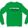 Dangerous Phellow Men/Unisex Long Sleeve Sweatshirt in Irish Green Color