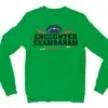 Encounter Ekambaram Men/Unisex Long Sleeve Sweatshirt in Irish Green Color