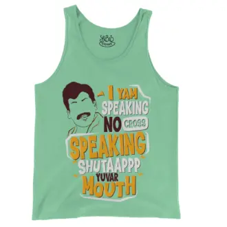I Yam Speaking No Cross Speaking Men/Unisex Tank Top in Island Reef Color