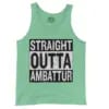 Straight Outta Ambattur Men/Unisex Tank Top in Island Reef Color
