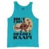 But First Degree Kaapi Men/Unisex Tank Top in Lagoon Color