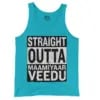 Straight Outta Maamiyaar Veedu Men/Unisex Tank Top in Lagoon Color